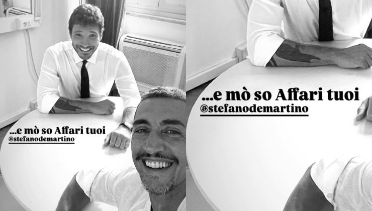 Nuovo incontro Stefano De Martino e Marcello Sacchetta