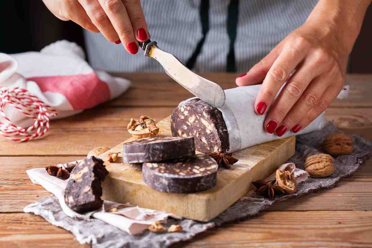 salame di cioccolato passaggi